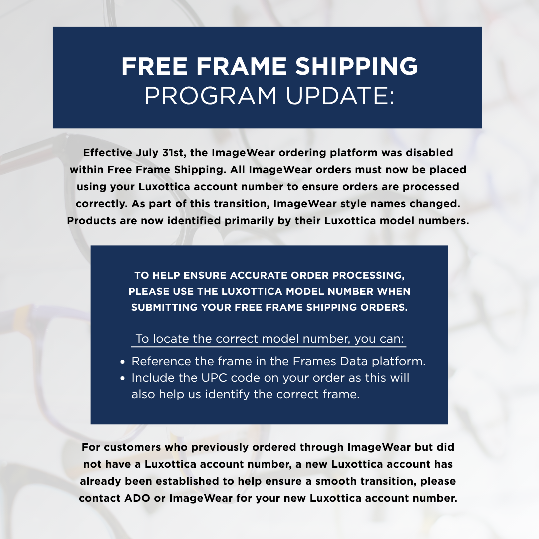Free Frame Shipping Notice - Popup